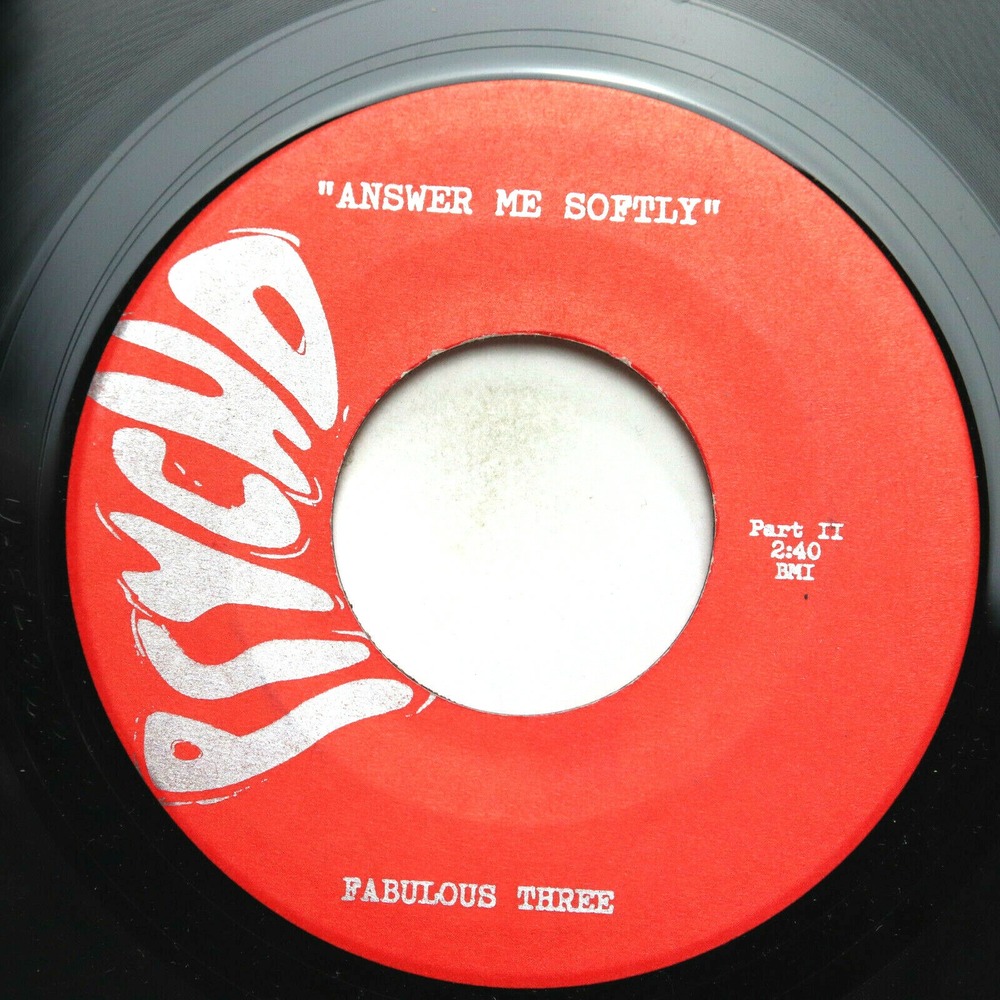 FABULOUS THREE - ANSWER ME SOFTLY - FUNK JAZZ 45